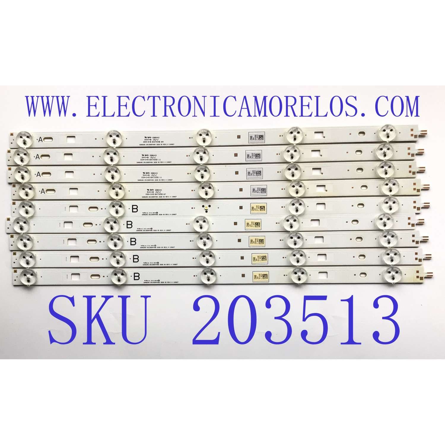 KIT DE LED'S PARA VIZIO (INCOMPLETO SOLO 9 PIEZAS) / NUMERO DE PARTE 047S5B / 2013SONY40A / 130927 / 2013SONY40B / 1-889-702-11 / 1-734-767-11 / 1-889-701-11 / PANEL LSY400HN01 / MODELO KDL-40W600B / NOTA IMPORTANTE:KIT CONSTA DE 10 PIEZAS EN TOTAL